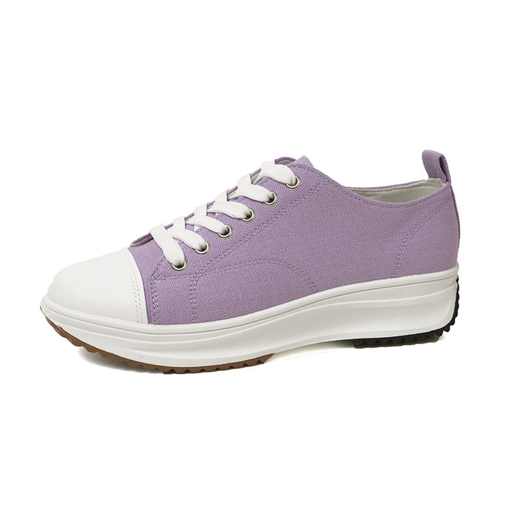 Dame Sporty Sneakers med åndbar canvas-overflade og komfortabel dæmpning Stilla