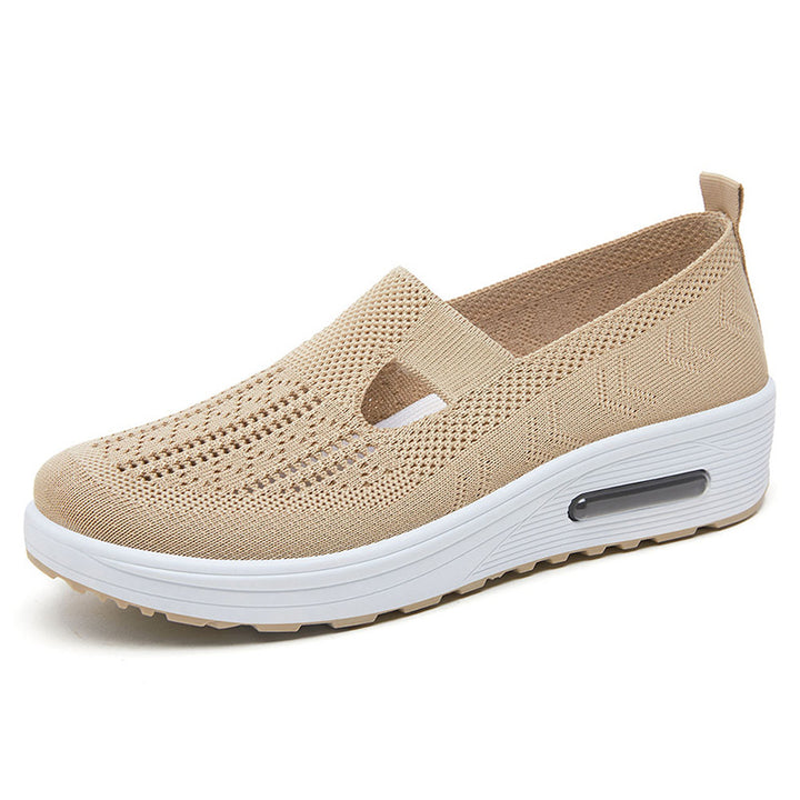 Dame Luftige og komfortable Slip-On Sneakers Stilla