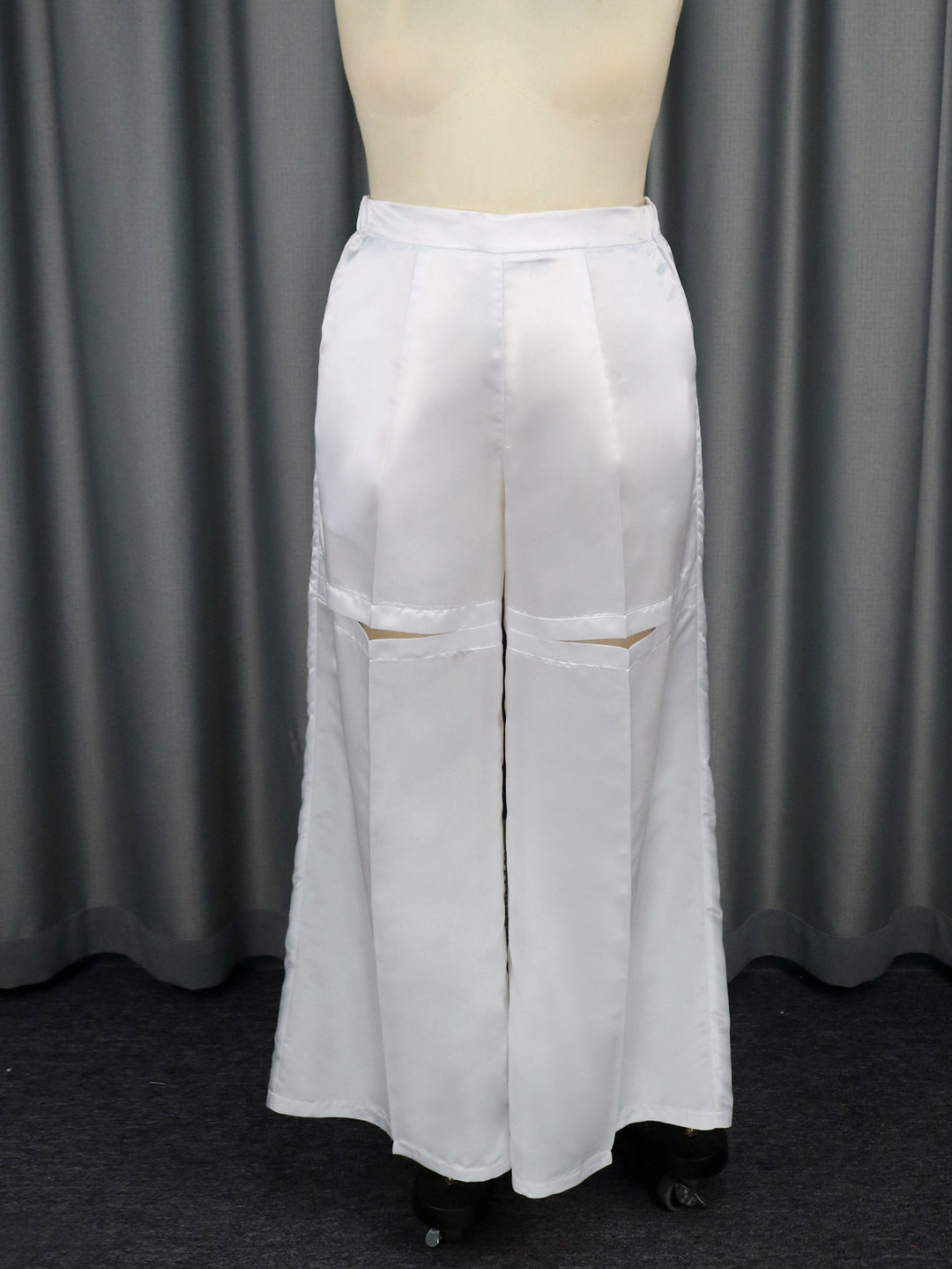 Dame elegant flared pants med dekorative lommer Skovae