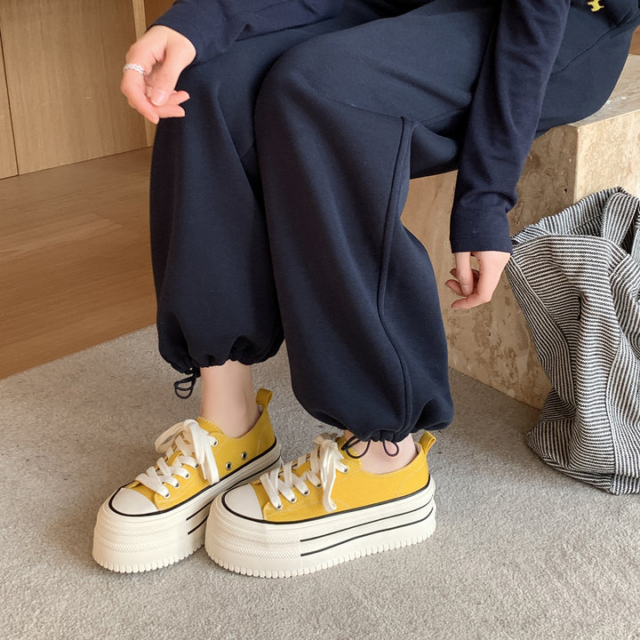 Femme Platform Fritid Sneakers Stilla