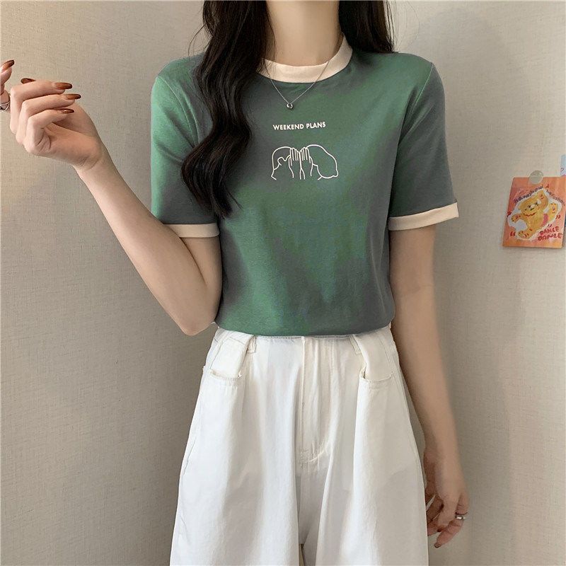 Femme Casual Grafik T-shirt med legende weekenddesign Stilla