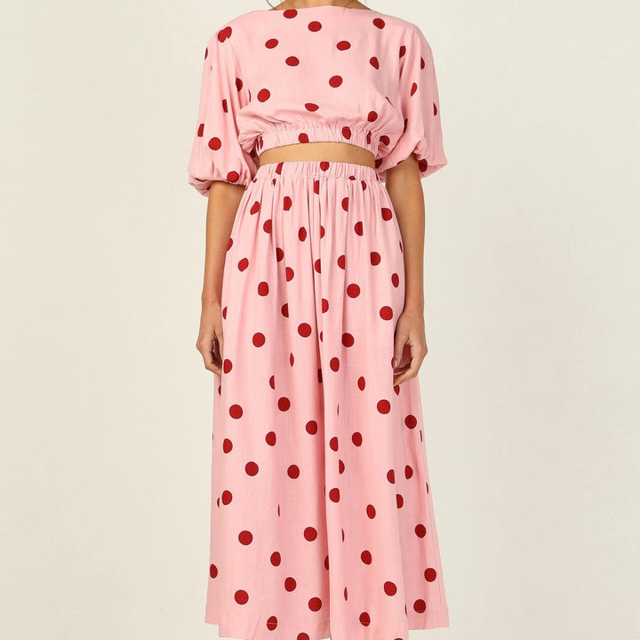 Femme Polka Dot To-delt Sæt Stilla