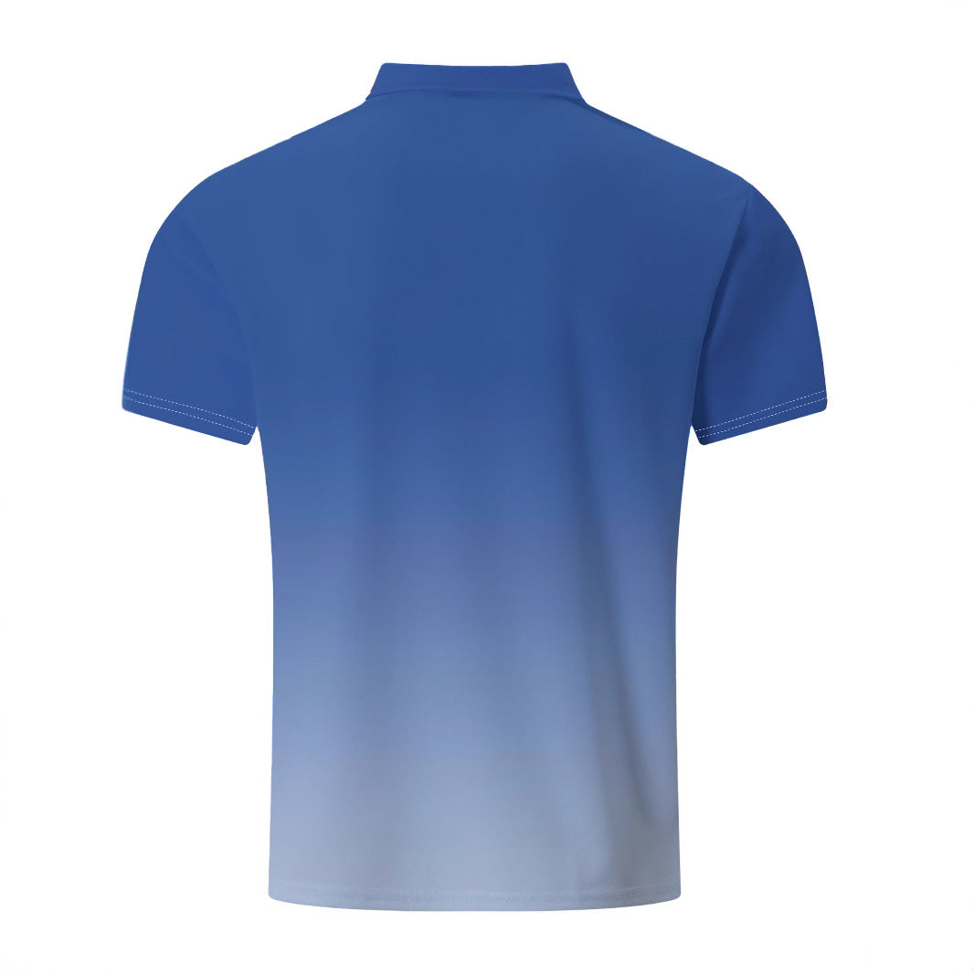 Herrer Poloshirt med moderne hjertefrekvens-design Stilla