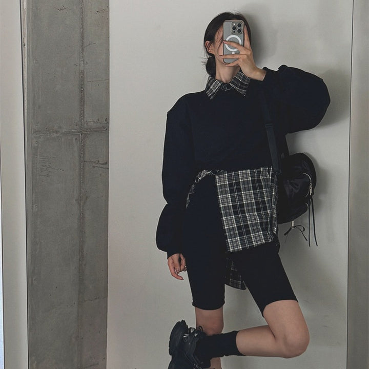 Kvindernes hyggelige cropped sweater Stilla