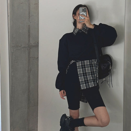 Kvindernes hyggelige cropped sweater Stilla