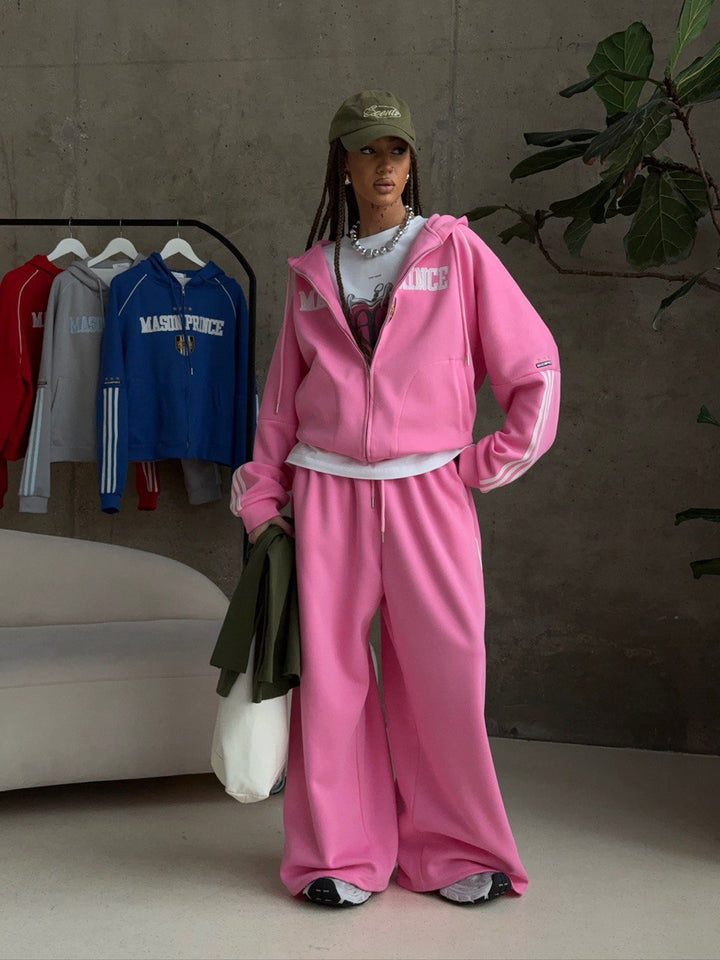 Kvinders sporty fritidssæt med løst skåret hoodie og løst pasformede bukser Stilla
