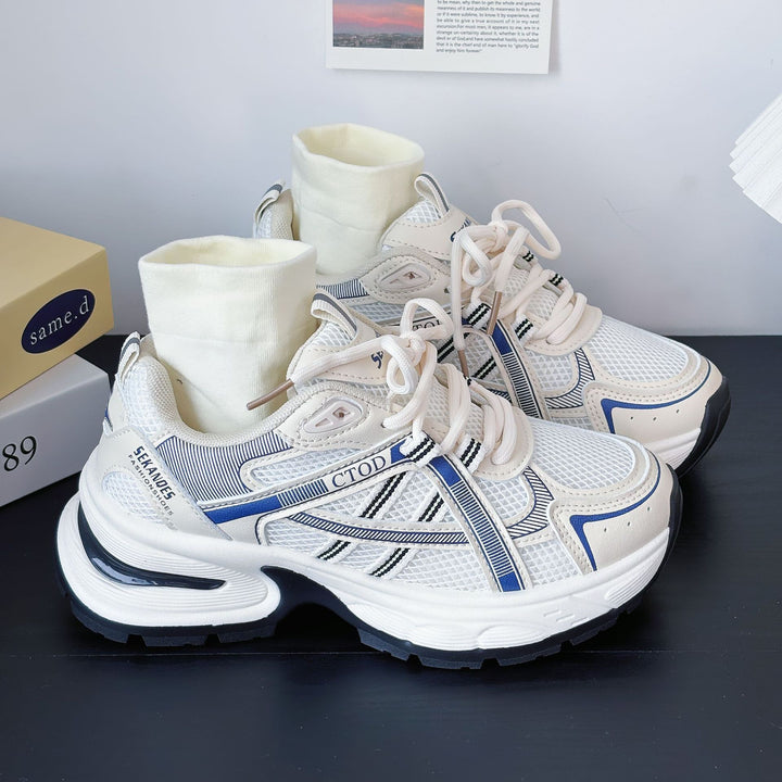 Dame Sneakers med åndbar sokkekonstruktion og støddæmpende sål Stilla