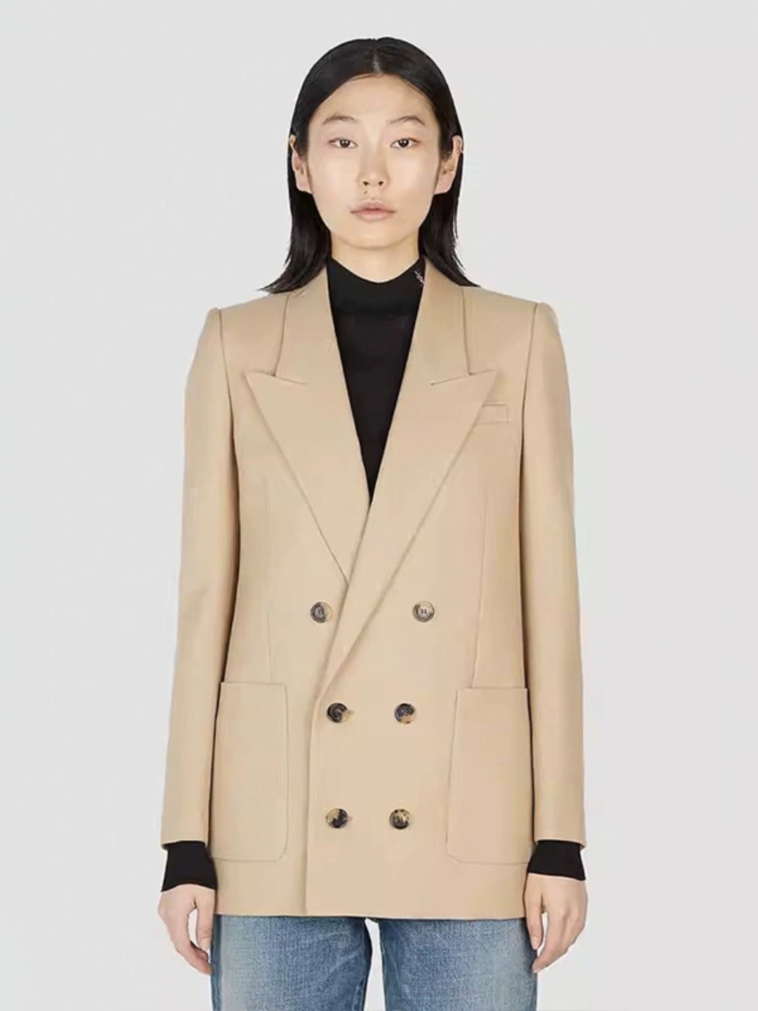 Dame Dobbelt Koordineret Blazer Stilla