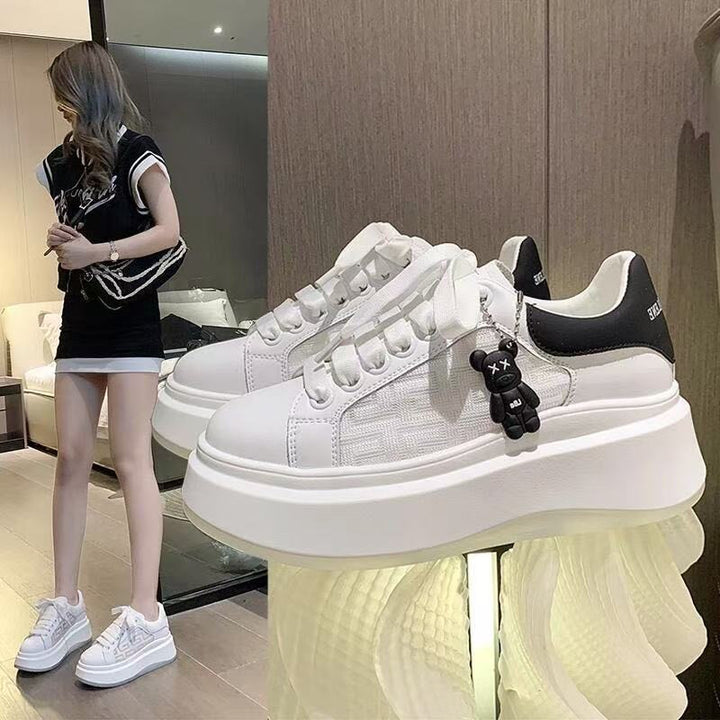 Dame Fashion Sneakers med højt plateau og modige detaljer Stilla