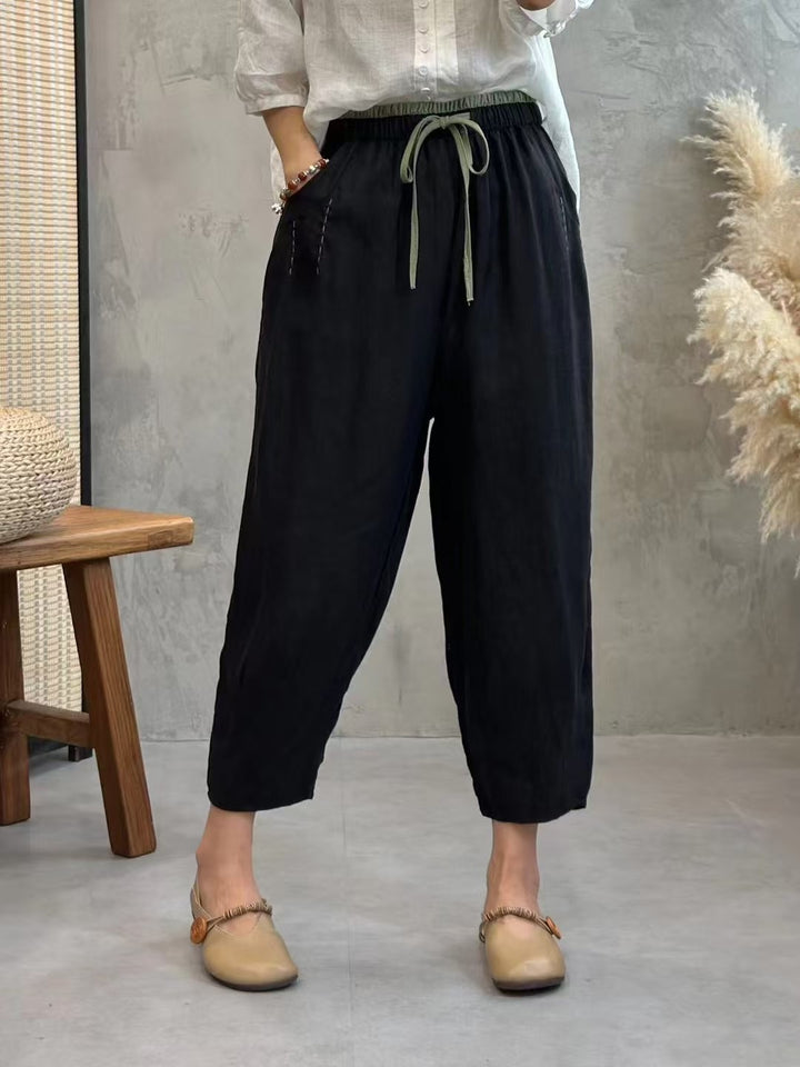 Dame Relaxed Fit Let Cargo-Bukser Stilla