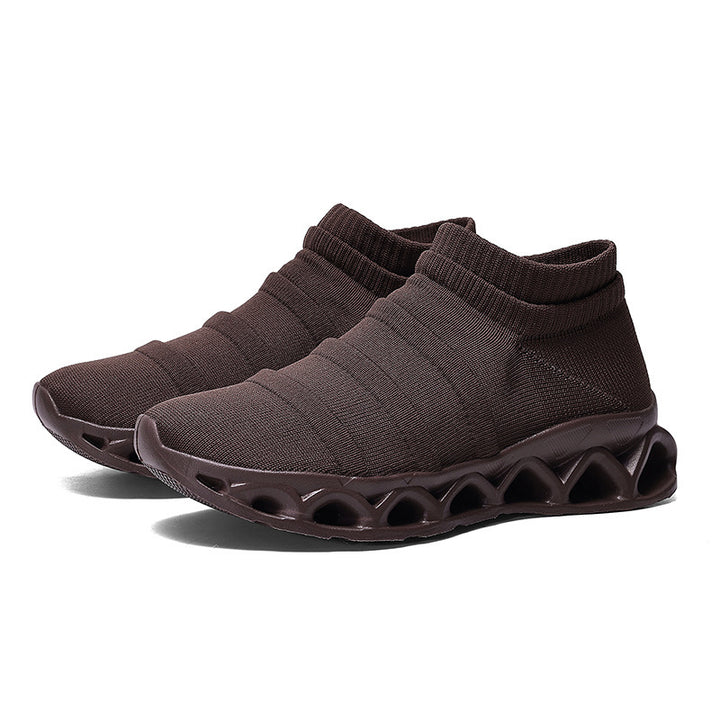 Dame Let Slip-On Sport Sneakers med Åndbart Mesh-Design Stilla