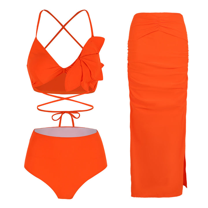 Damer Bikini-sæt med elegant indviklet design og figursyet snit Stilla