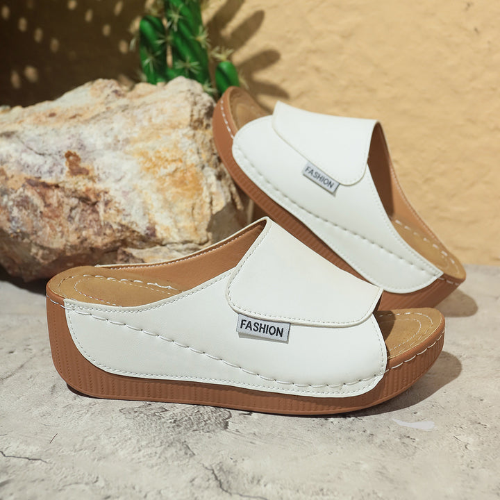 Dame Bequem Clogs med Plateau og moderigtigt Design Stilla
