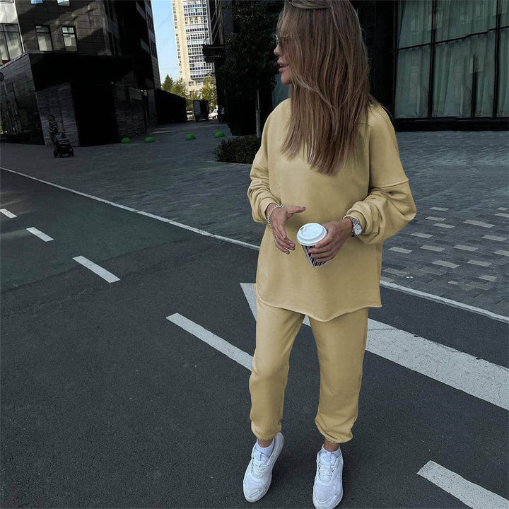 Stilla | Trendy Mode Elastiske Bukser To-Delt Sæt