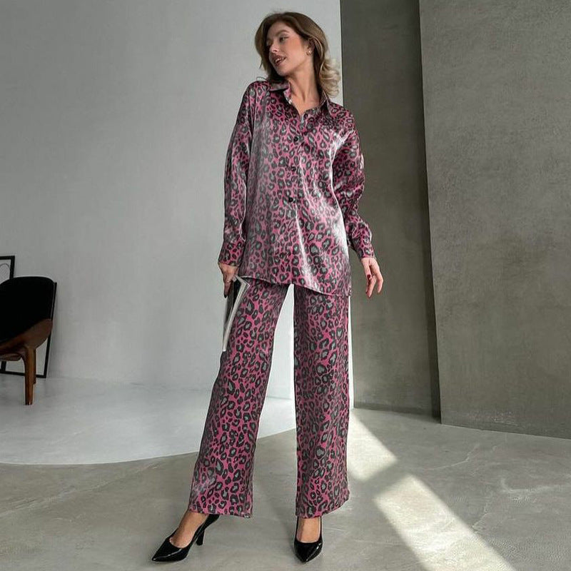 Dame Satin Pyjamasæt Stilla