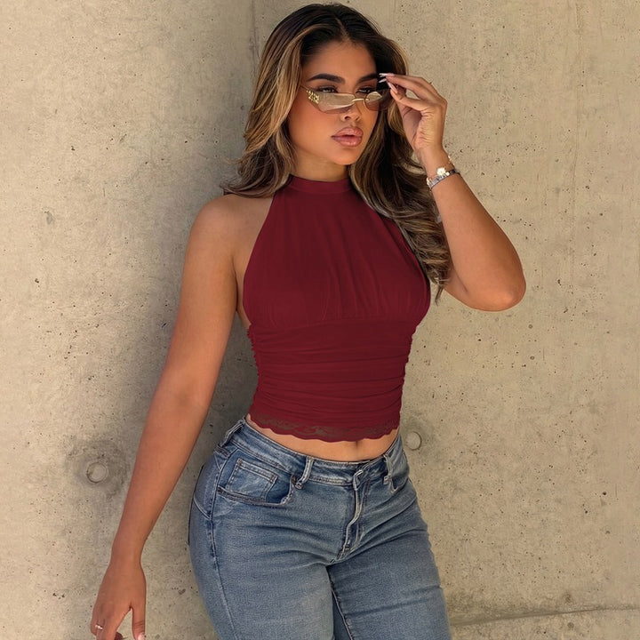 Dame mode Croptop Skovae