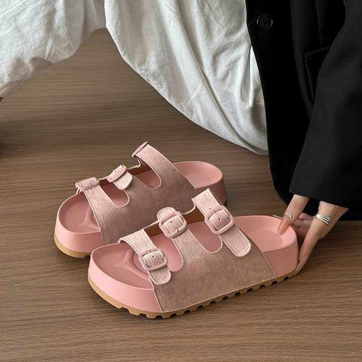 Dame modische Clogs med justerbare remme og komfortabel sål Stilla