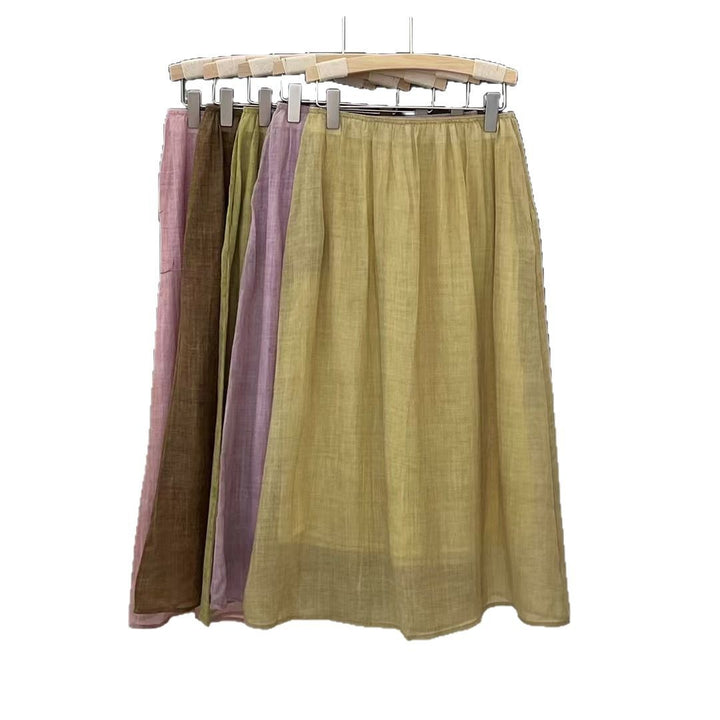 Femme Flydende Maxikjole med Elastisk Talje Stilla