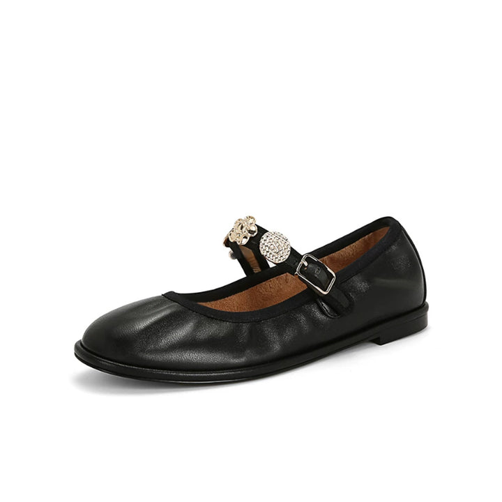 Damer Elegante Detalje Mary Jane Flats Stilla