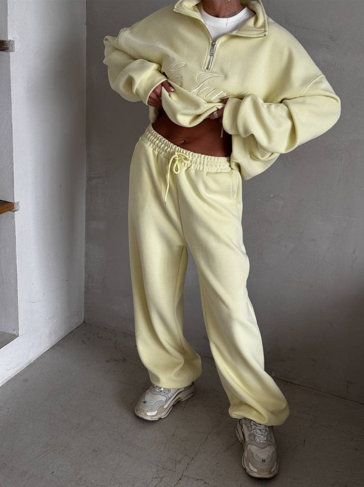 Dame sweatshirt og joggingbukser sæt Stilla