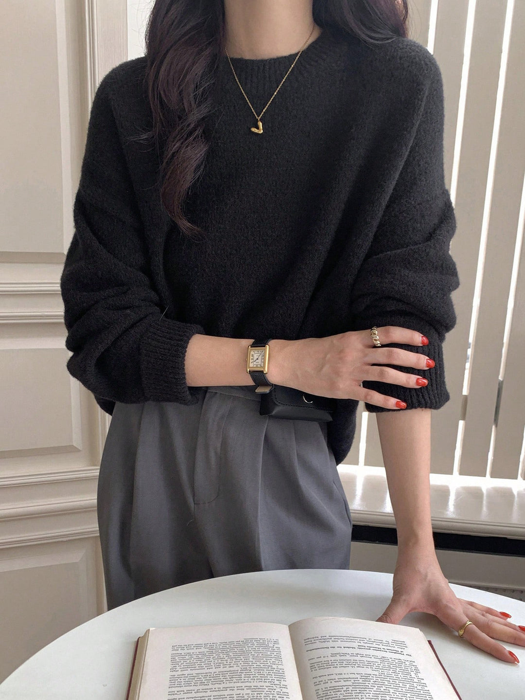 Kvinder Casual Sweater med blødt tekstureret materiale og elegant snit Stilla