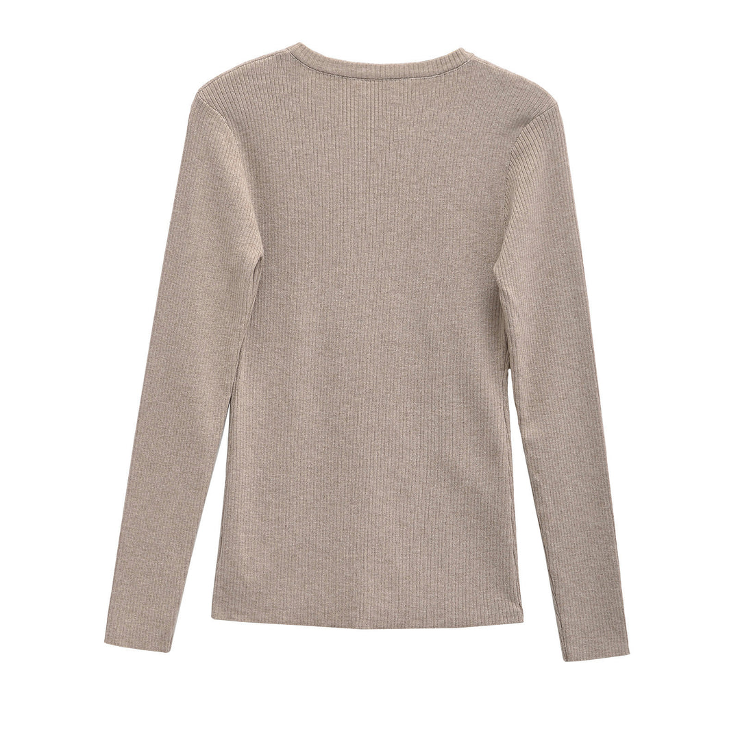Femme Langærmet Henley Top Stilla