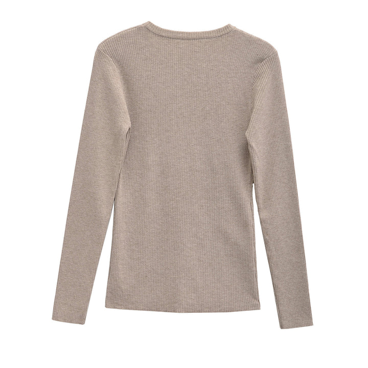 Femme Langærmet Henley Top Stilla
