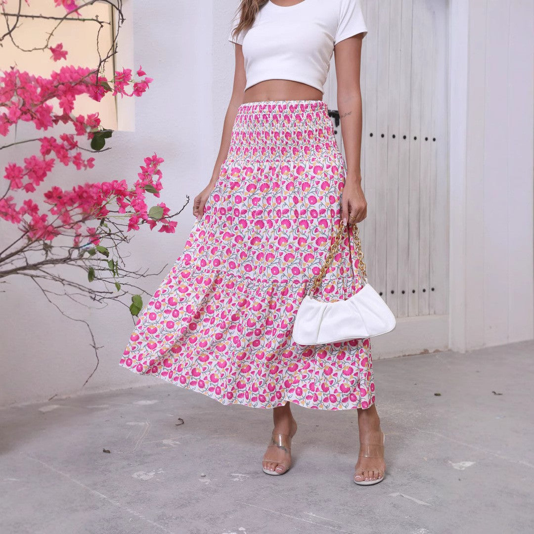 Kvinder Flydende Bohemian Maxi Nederdel Stilla