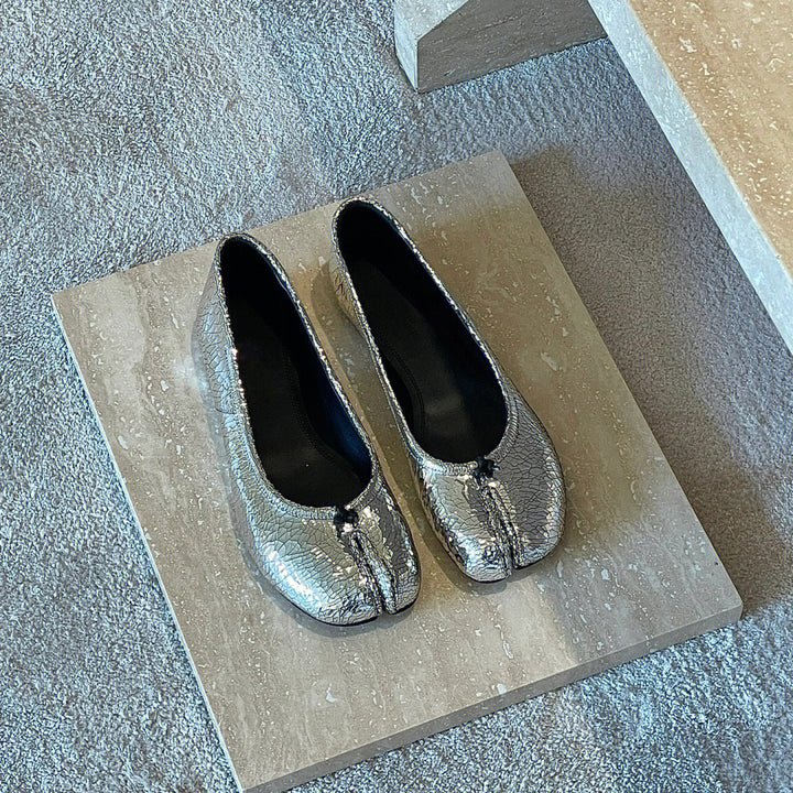 Dame Elegant Ballerina Slip-On Flade Sko Stilla