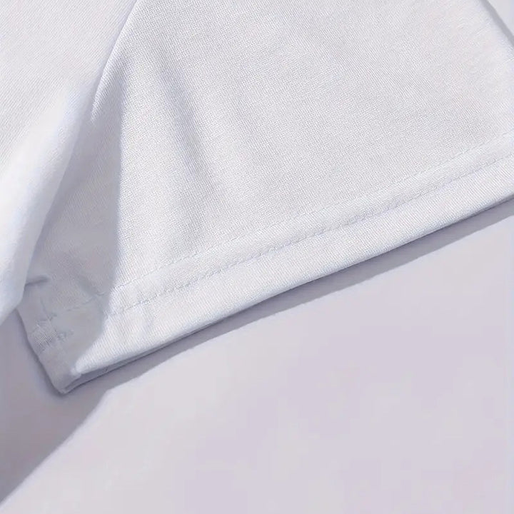 Dame T-shirt med kunstnerisk Paris-motiv og kvalitetsbomuldsstof Stilla