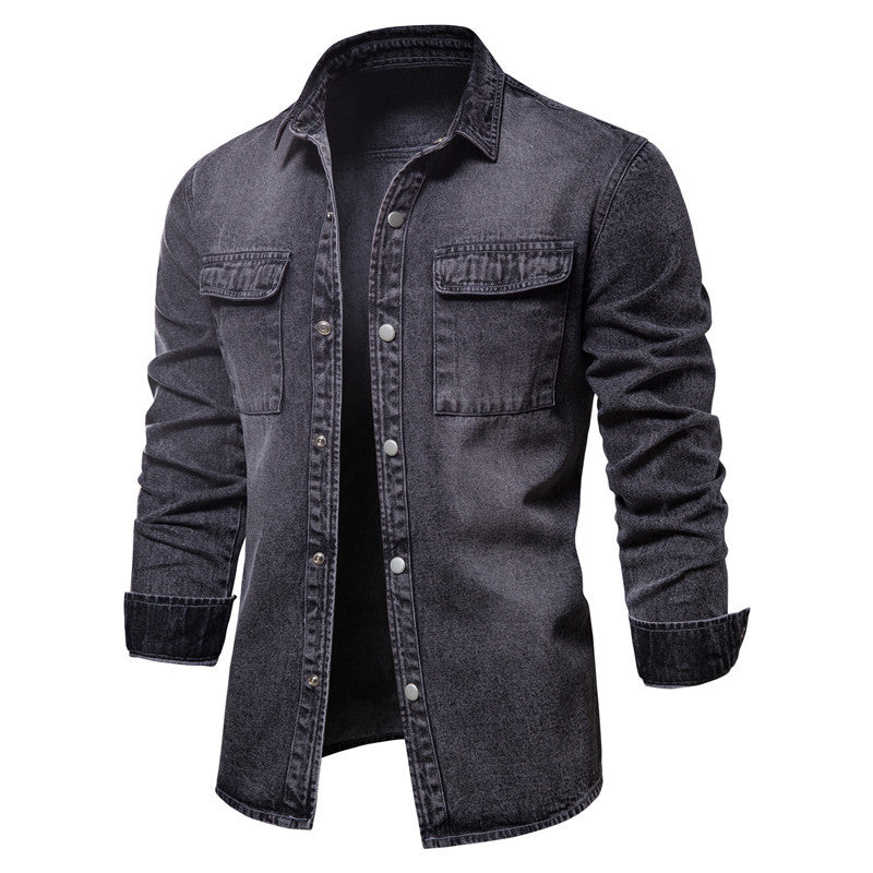 Herrer Denim-Skjorte Stilla