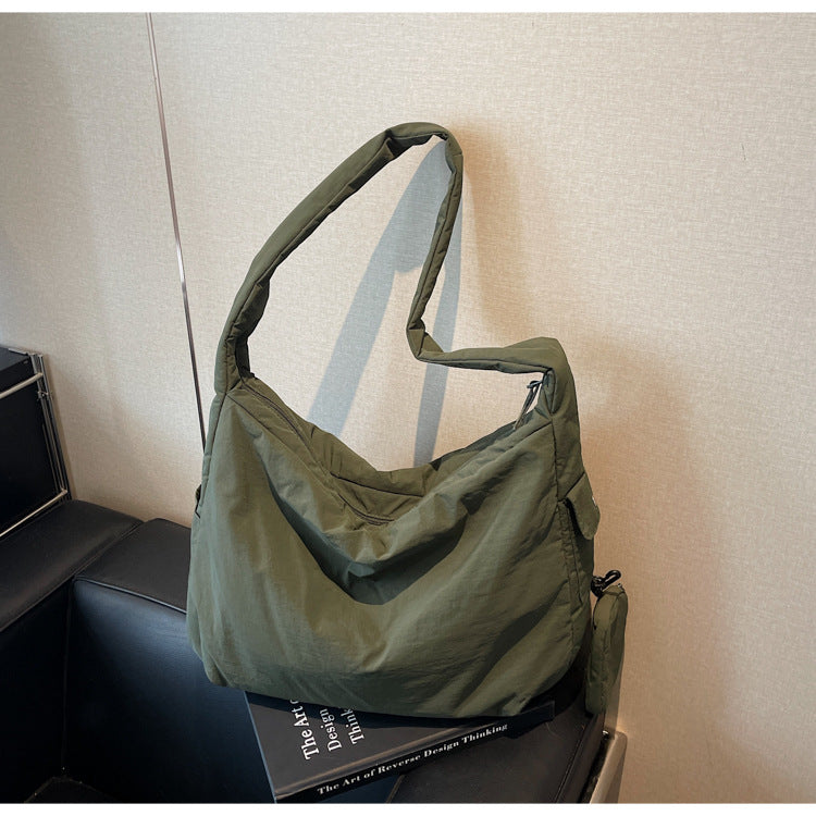 Femme Casual Blødt Stof Hobo Bag Stilla