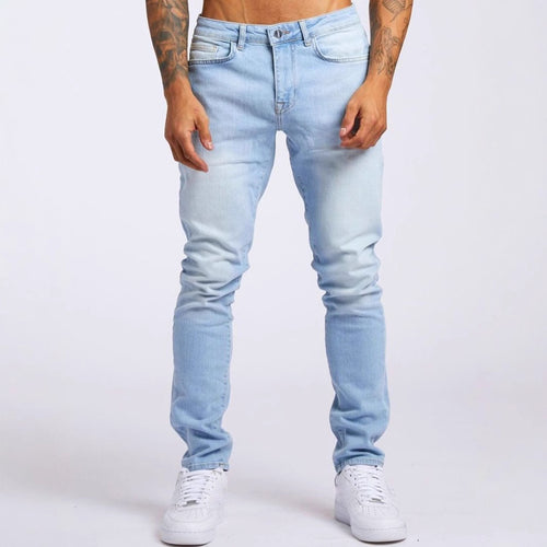 Herre Slim Fit Jeans med høj elasticitet og moderne design Stilla