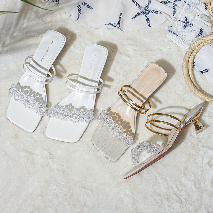 Dame Mode Slide Sandaler Stilla