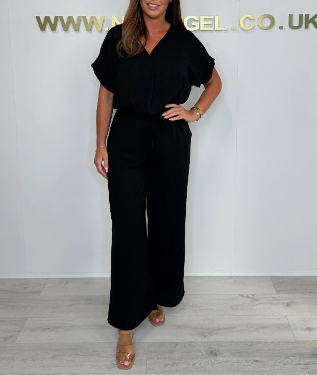 Dame Relaxed Fit Bred Buksedragt Stilla