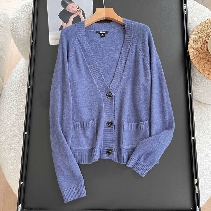 Kvinders elegante cardigan med praktiske lommer Stilla