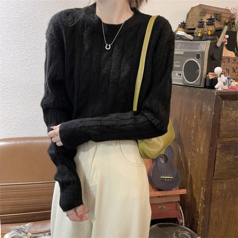 Femme Kabelstrik-Cardigan Sweater Stilla