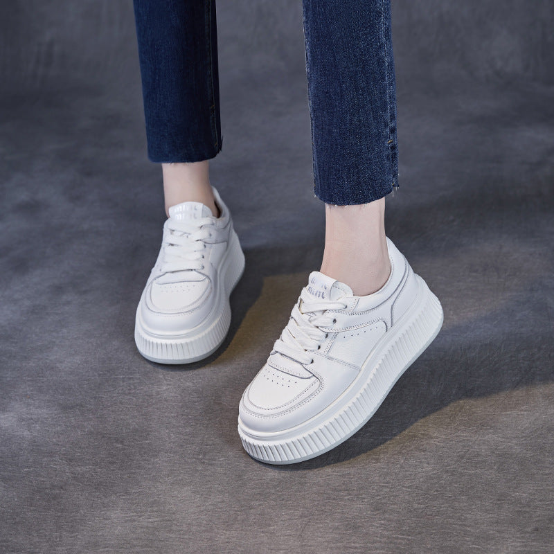 Dame Trendy Platform Sneakers med hævet sål Stilla