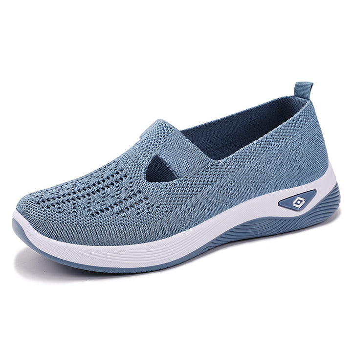Dame Let Sneaker med åndbart strikdesign Stilla