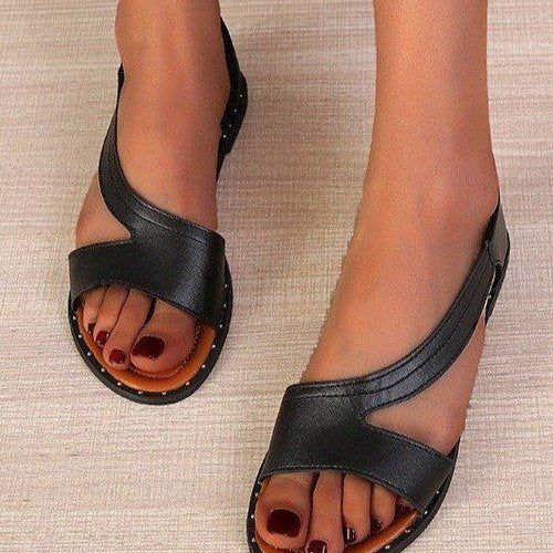 Dame åbne sandaler med ergonomisk fodseng og mod design Stilla
