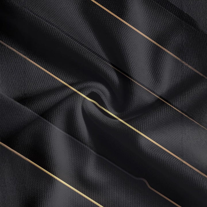 Herrer Poloshirt med moderne diagonalt stribedesign og åndbare egenskaber Stilla