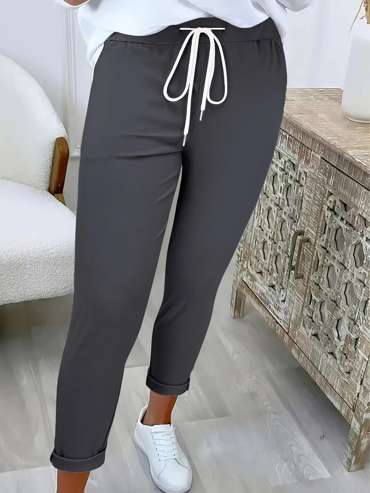 Dame fritids joggingbukser med elastisk talje Stilla