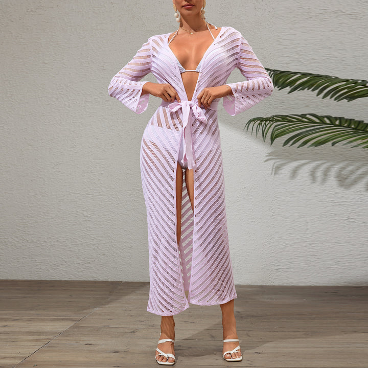 Dame strandkappe med elegante slidsdetaljer Stilla