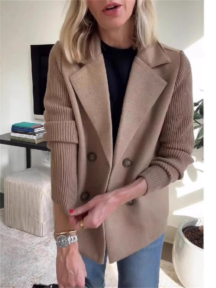 Dame Dobbelt rækkefølge Blazer med Strikærmer Stilla