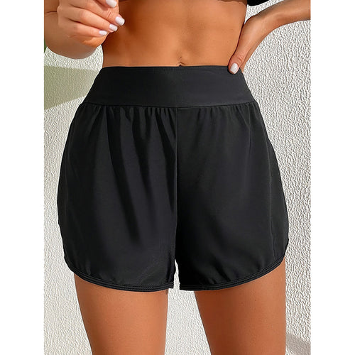 Dame Sporty Shorts med høj talje og løs pasform Skovae