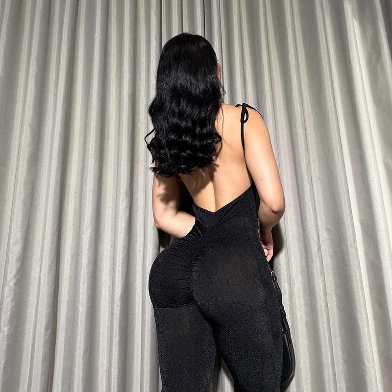 Damer Elegant Jumpsuit med figurformende snit Skovae