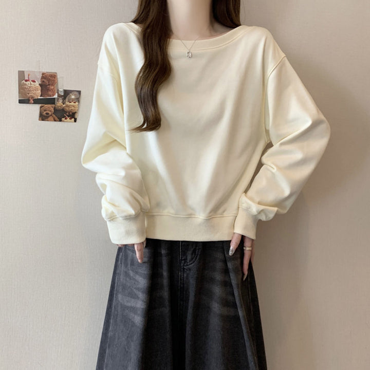 Dame Casual Oversized Sweatshirt med faldende skuldre Stilla