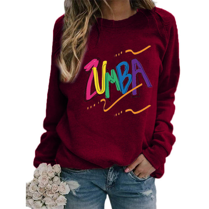 Dame sweatshirt med moderne Zumba design og casual fit Stilla