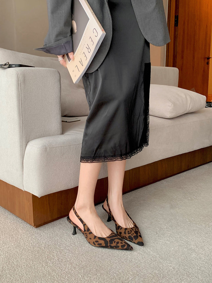 Dame elegante Slingback-hæle Stilla