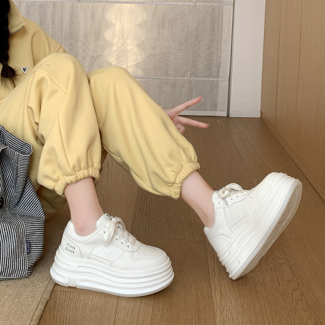 Dame Chunky-Sål Mode Sn converse med struktureret Overmateriale Stilla